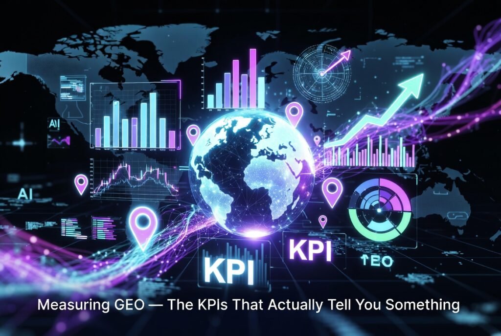 Measuring GEO — The KPIs That Actually Tell You Something
